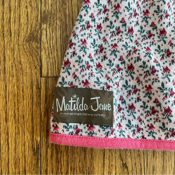 Matilda Jane Cap Sleeve Belted Floral Dress Size 4 - Picture 5 of 16